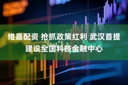 维嘉配资 抢抓政策红利 武汉首提建设全国科技金融中心