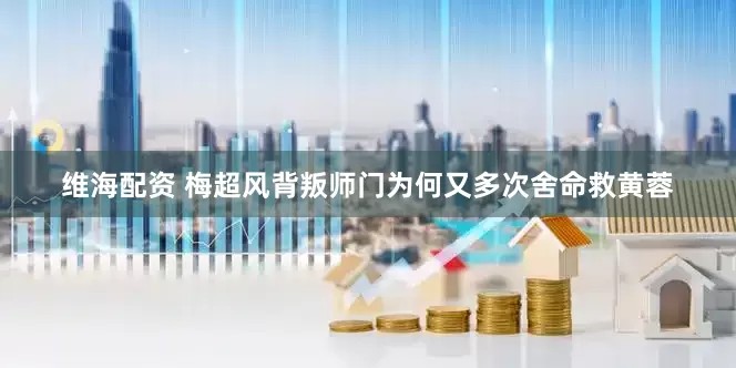 维海配资 梅超风背叛师门为何又多次舍命救黄蓉